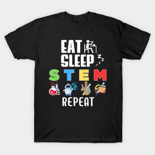 Eat Sleep STEM Repeat T-Shirt